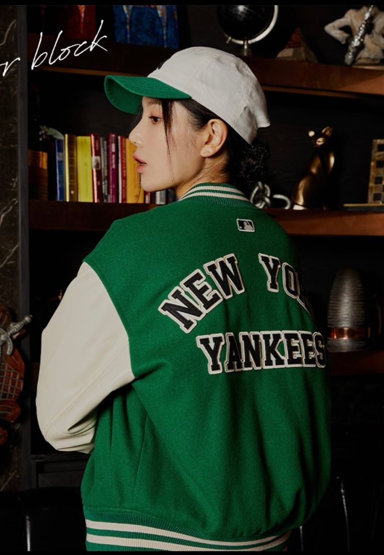 Basic Color Block Unstructured Ball Cap NEW YORK YANKEES green