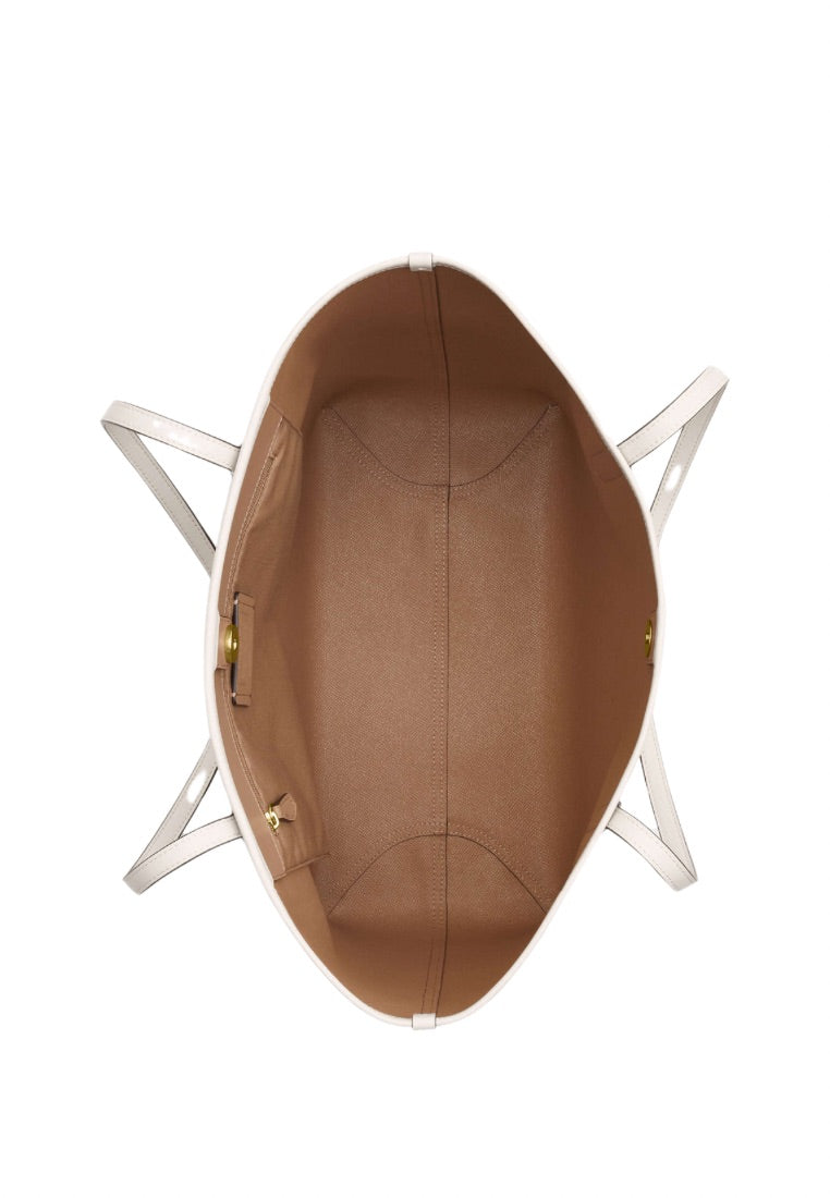 City Tote In Signature Canvas With Heart Print