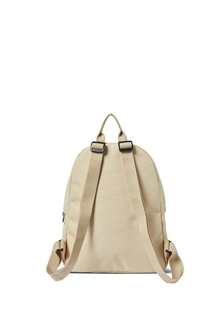 Square Pocket Mini Backpack Beige