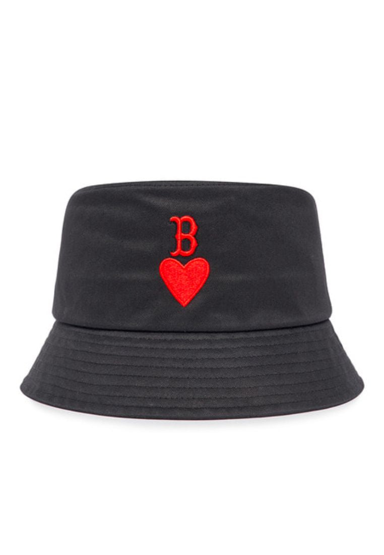 Heart Bucket Hat BOSTON RED SOX black