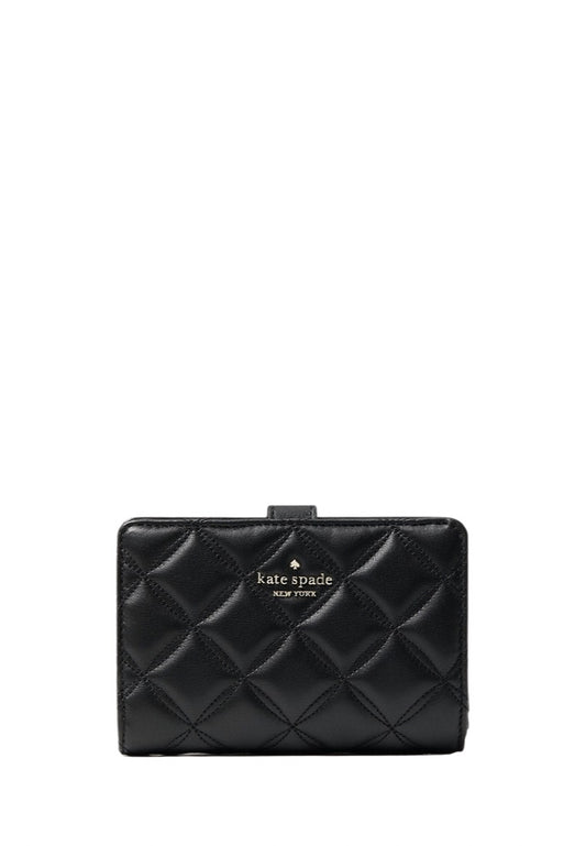 Natalia Medium Compact Bifold Wallet Black