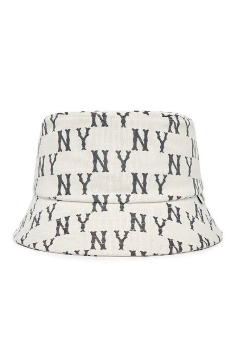 Big Classic Monogram Bucket Hat NEW YORK YANKEES cream