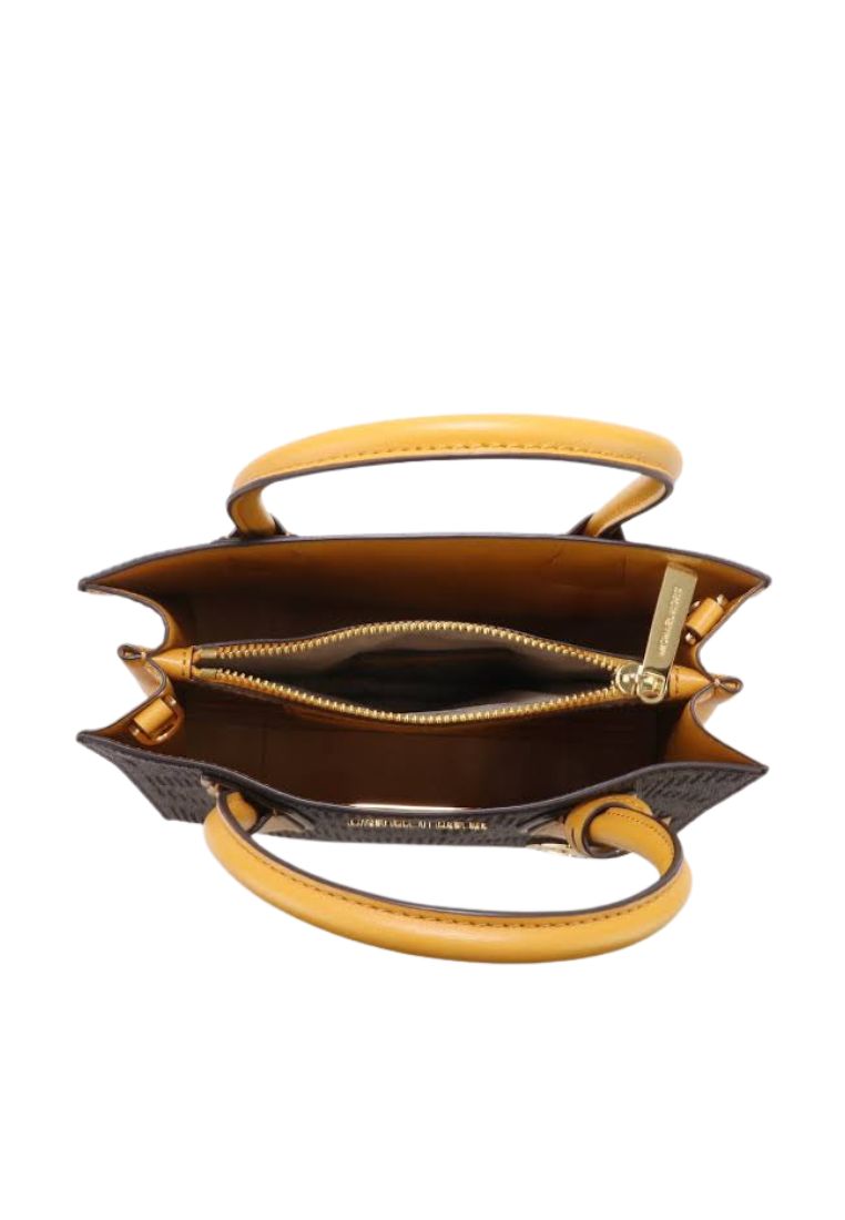 Mercer Medium Messenger in Signature Marigold
