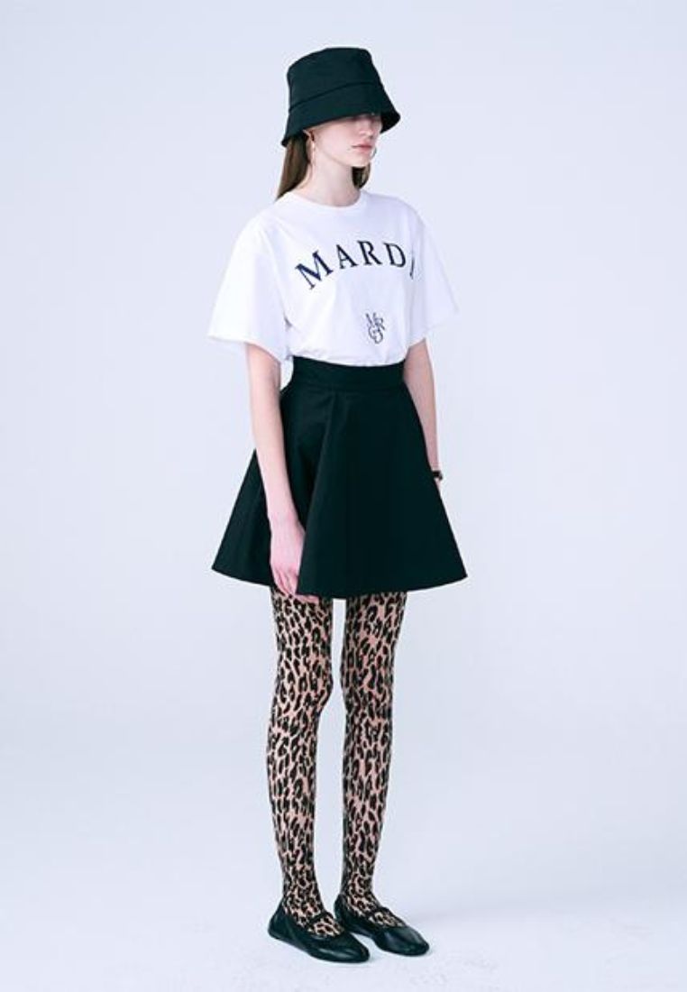 Tshirt Logo Mrcd White Navy