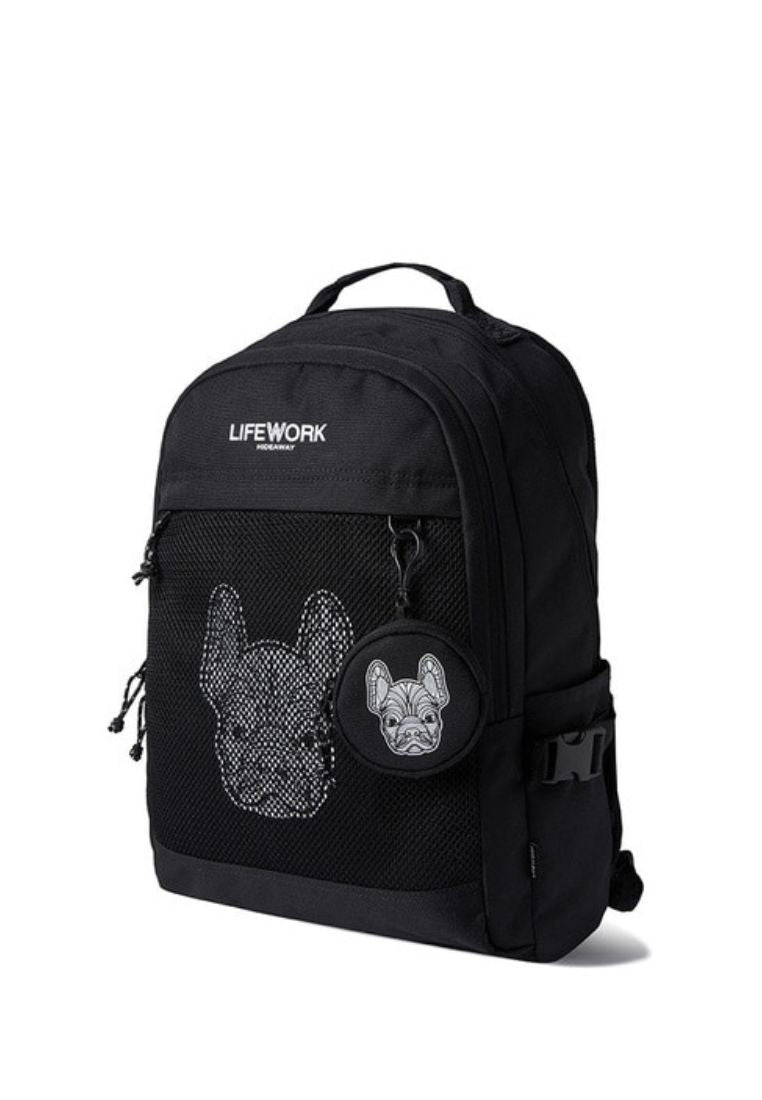 Daily Mesh Pocket Backpack Black