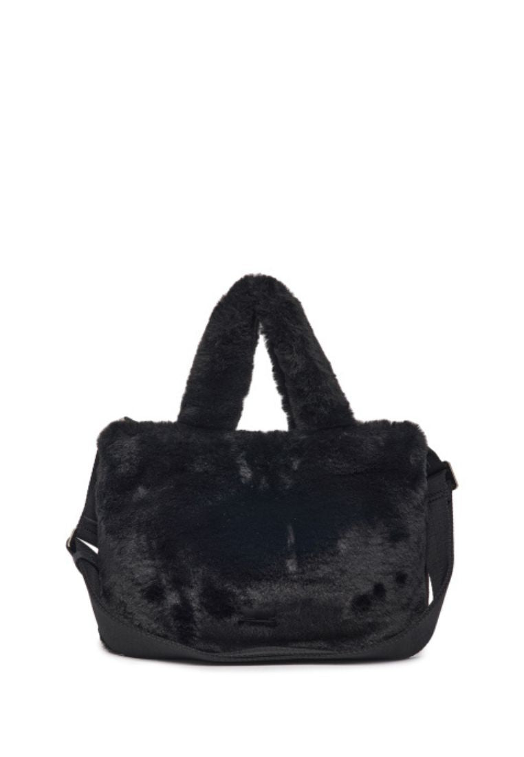 Basic Fur Fleece Tote Bag NEW YORK YANKEES black