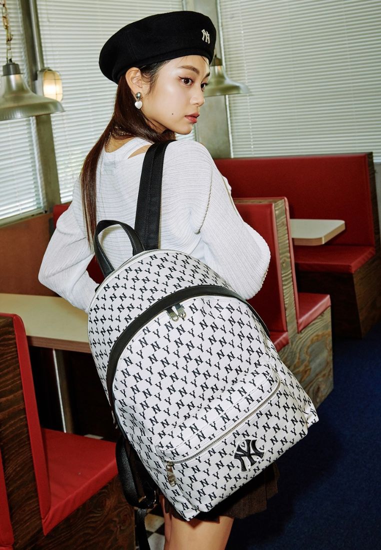 Classic MONOGRAM Backpack NEW YORK YANKEES cream