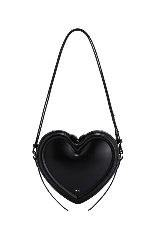 Arlene Heart shaped bag - Black