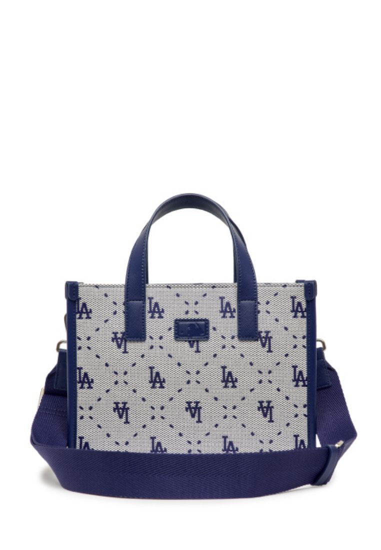 Big Dia MONOGRAM Jacquard S-Tote Bag LA DODGERS Navy