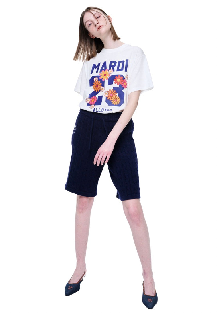 Tshirt Numero 23 Ivory Navy