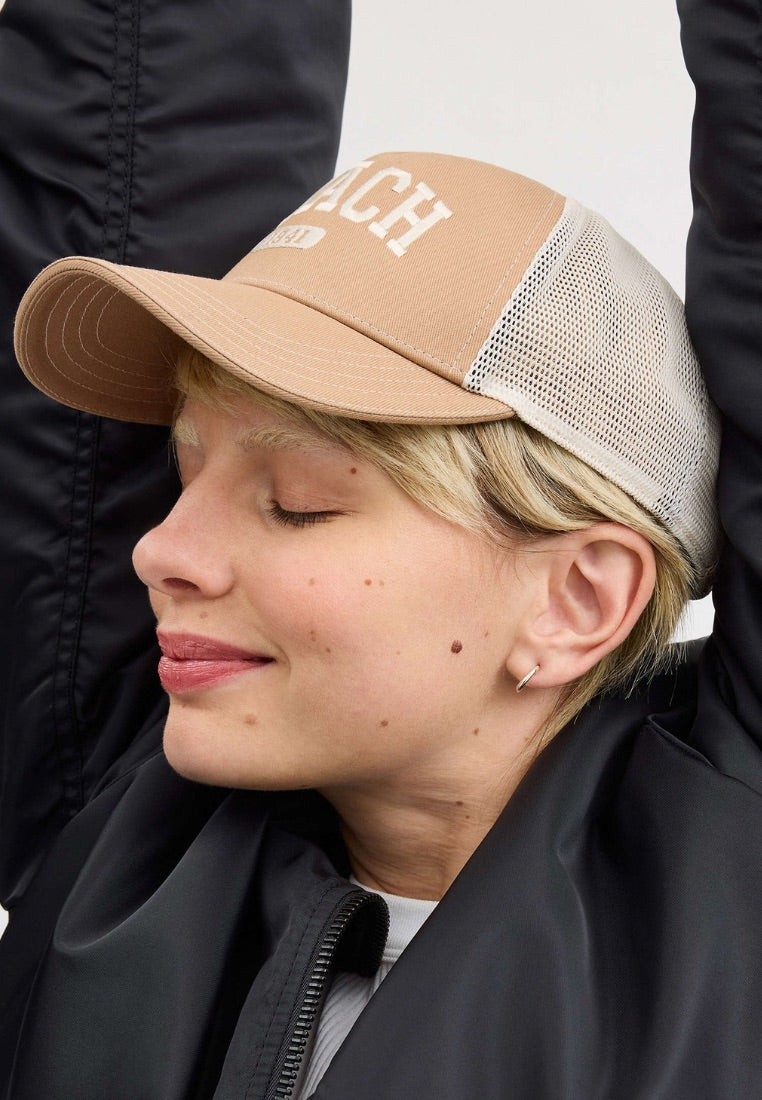 Coach 1941 Embroidered Trucker Hat Light Saddle