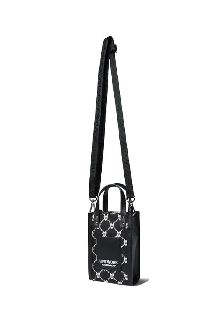 Steel Wappen PVC Micro Bag Pattern Black