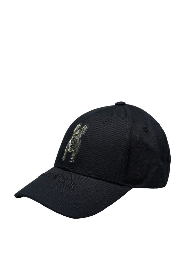 Gold Silicon Standing Radog Cap Black