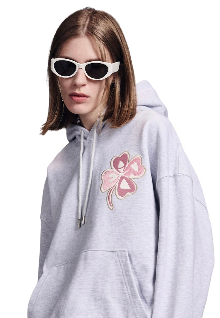 Hoody CloverMardi Satin Heather Pink