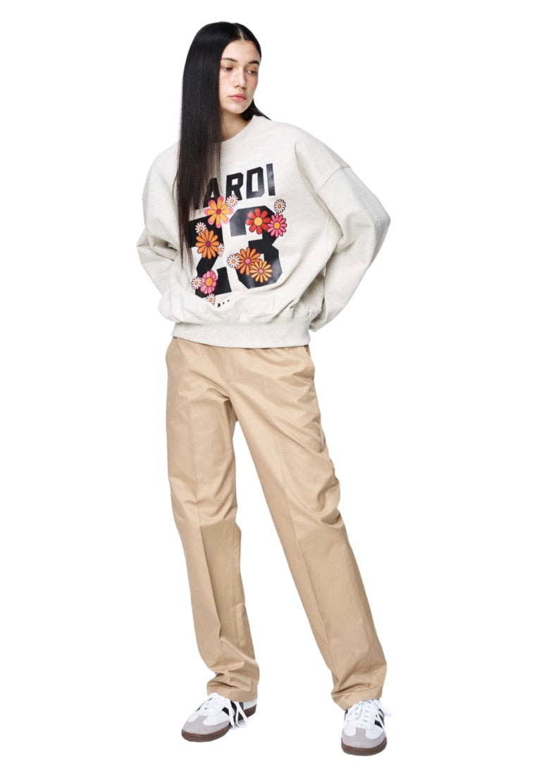 Sweatshirt Numero 23 Oatmeal Black