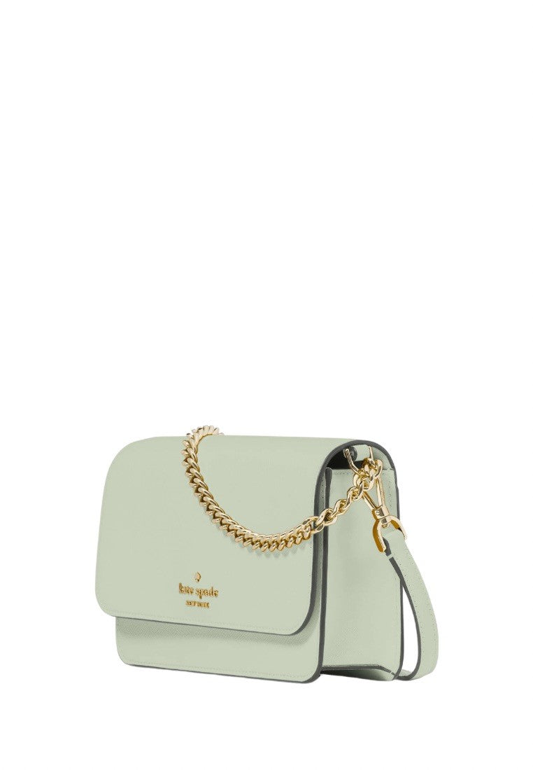Madison Small Flap Crossbody Light Olive