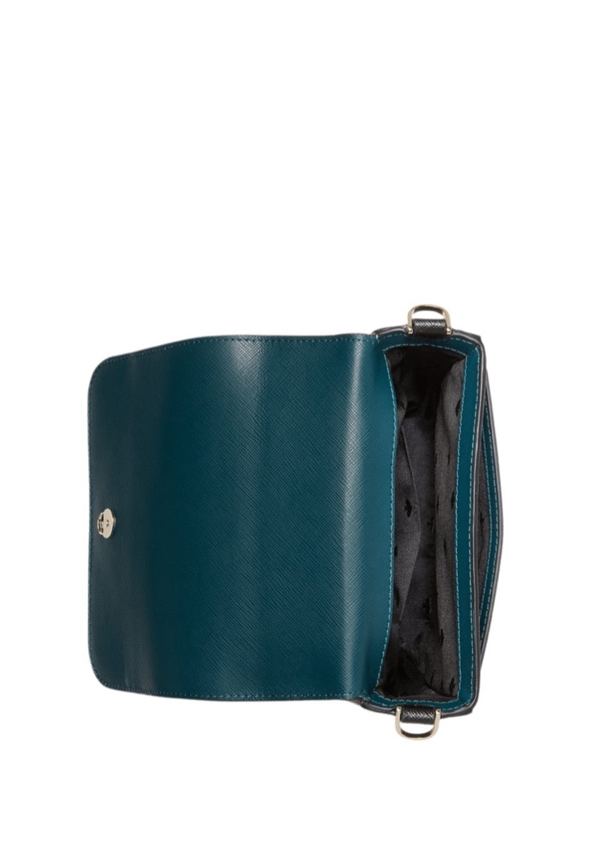 Staci Square Crossbody Peacock Sapphire Multi