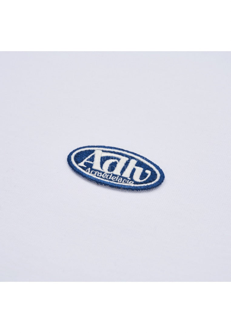 Circle Wappen Crop Short Sleeve T-Shirt White