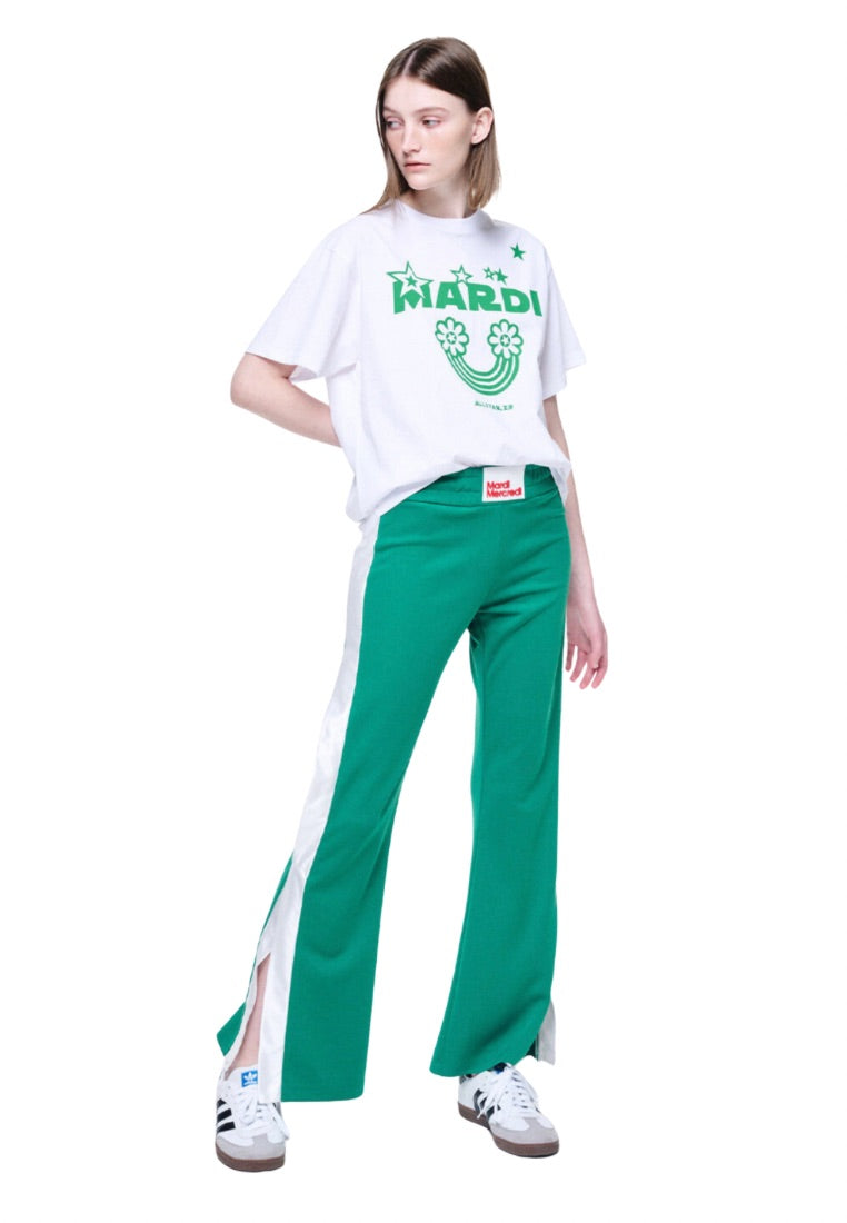 Tshirt Rainbow White Green