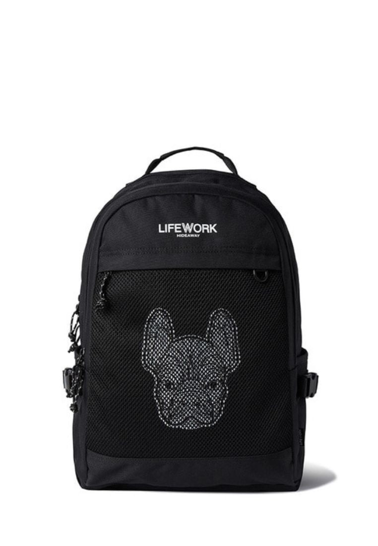 Daily Mesh Pocket Backpack Black