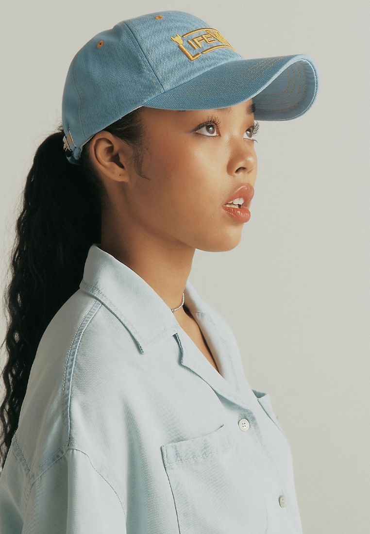 Stitch Denim Soft Ballcap Indigo