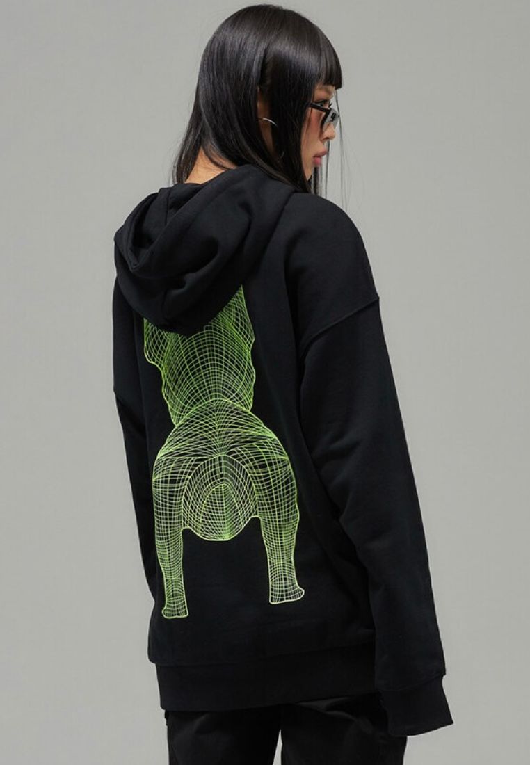 Radog Big Logo Hoodie Deep Black