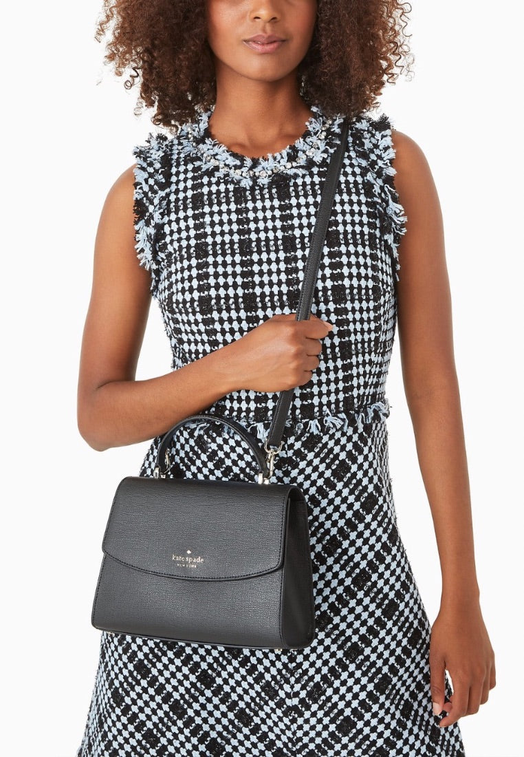 Darcy Top Handle Satchel Black