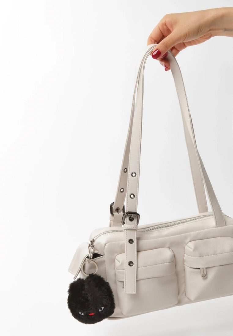 Tokiyom Keychain Eco Fur Black