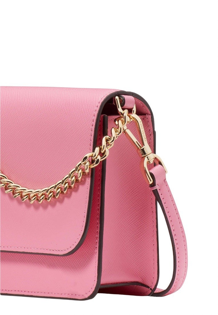 Madison Small Flap Crossbody Blossom Pink
