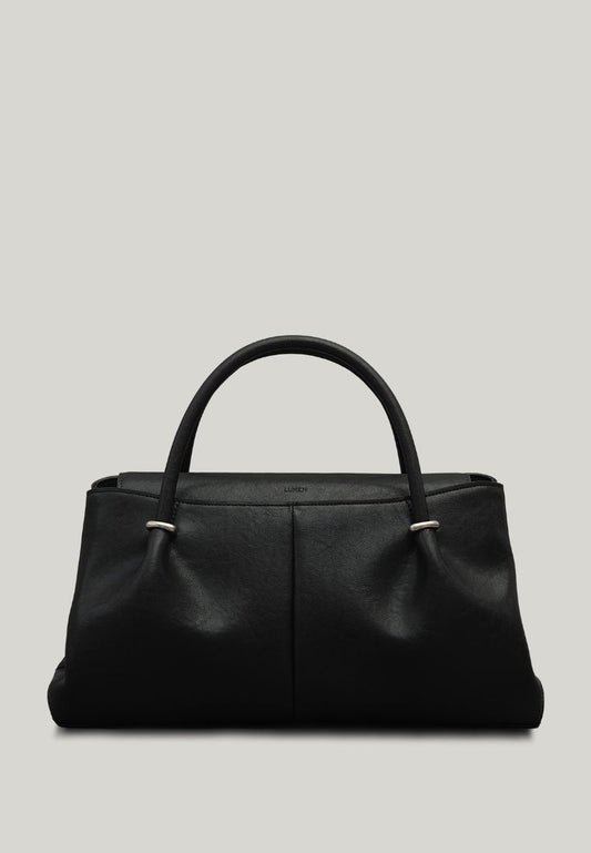 ANNEAU FLAP BAG soft black