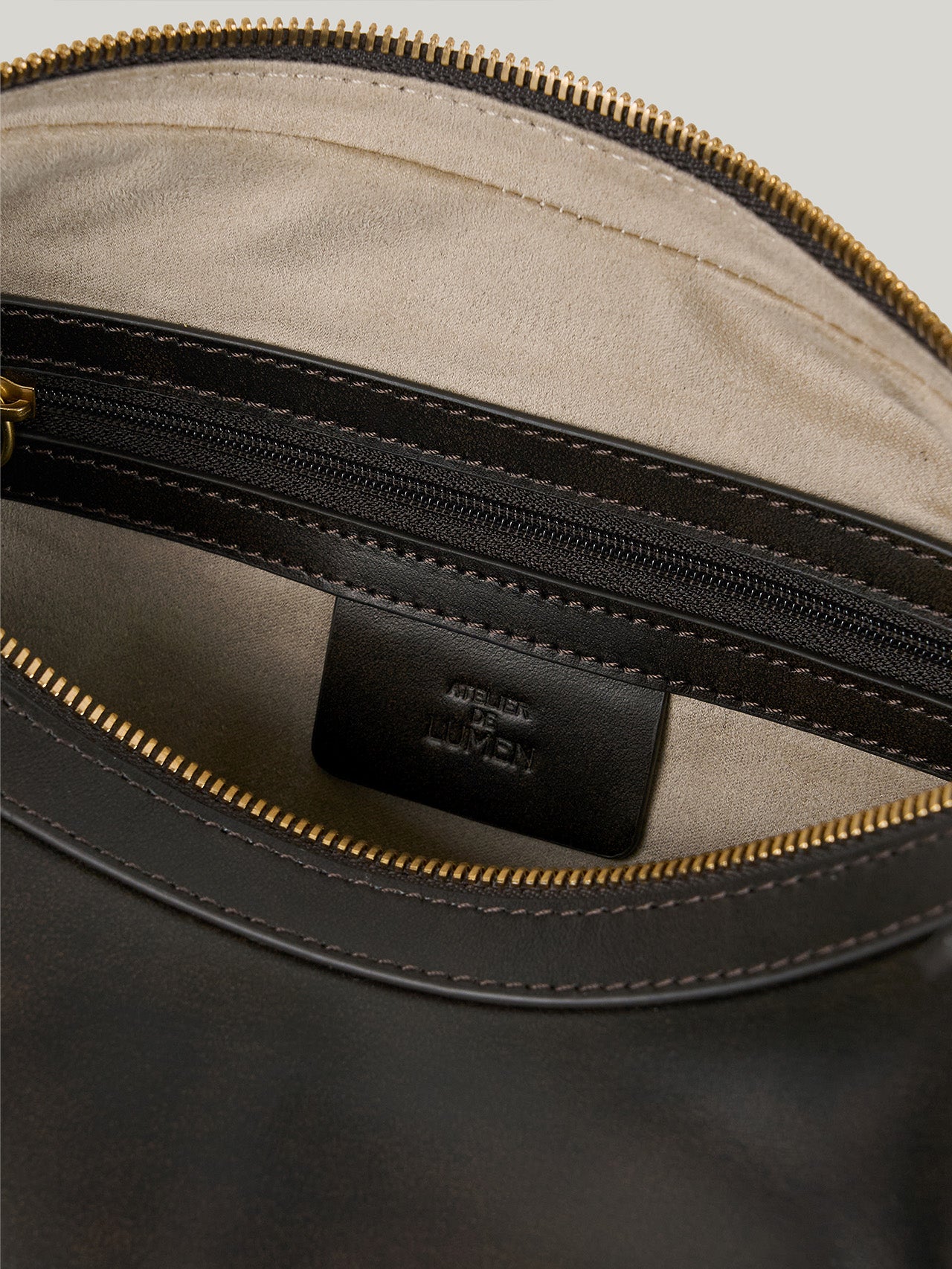 ARETE DEMI BAG brushed brown