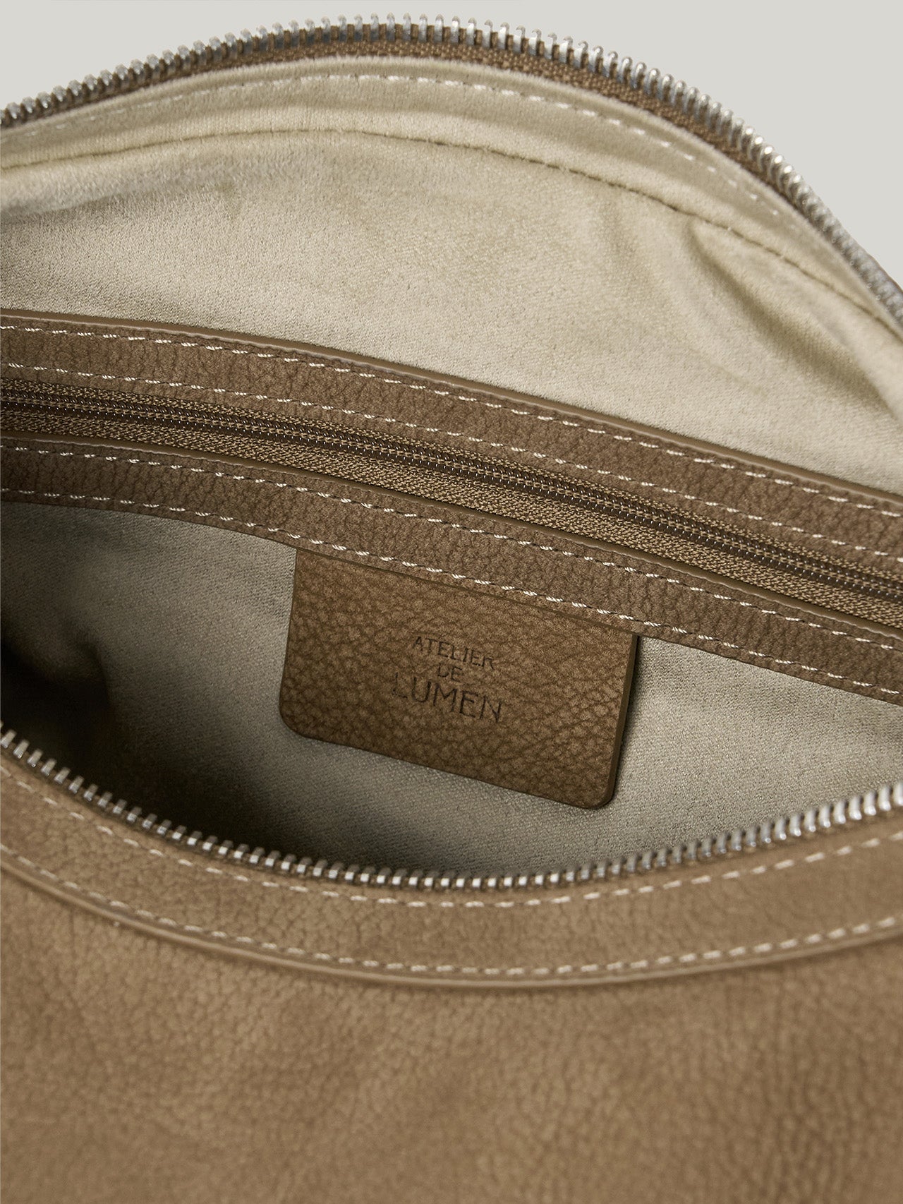 ARETE DEMI BAG nubuck fawn