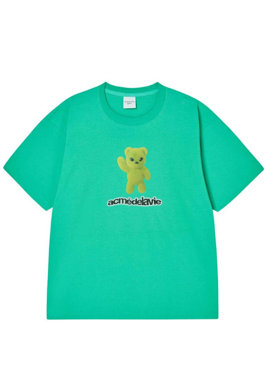 Alien Bear Short Sleeve T-Shirt Light Green
