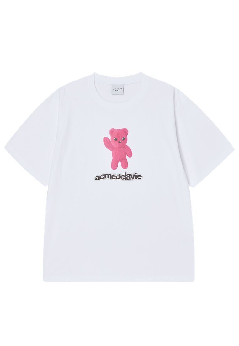 Alien Bear Short Sleeve T-Shirt White
