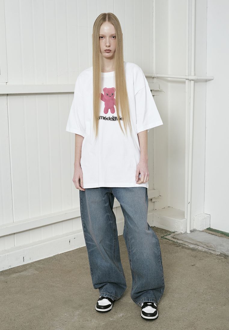 Alien Bear Short Sleeve T-Shirt White