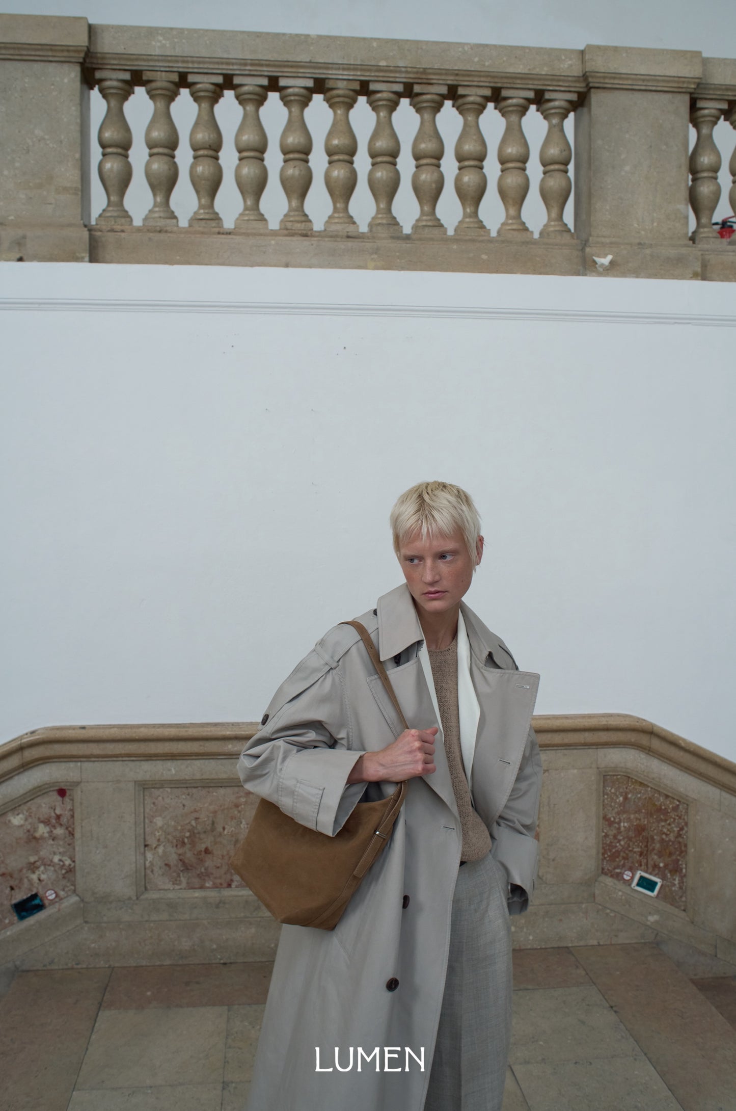 BAIA BAG nubuck fawn