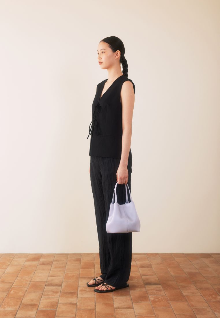 BON BALLON BAG silk blue