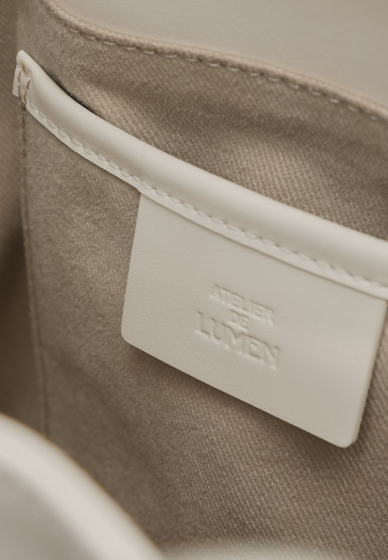 BON BALLON BAG white dove