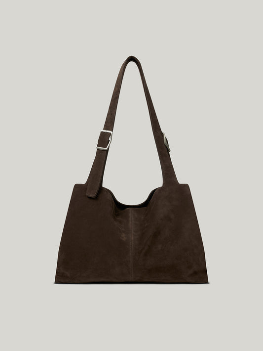 BRISE GRAND BAG suede brown