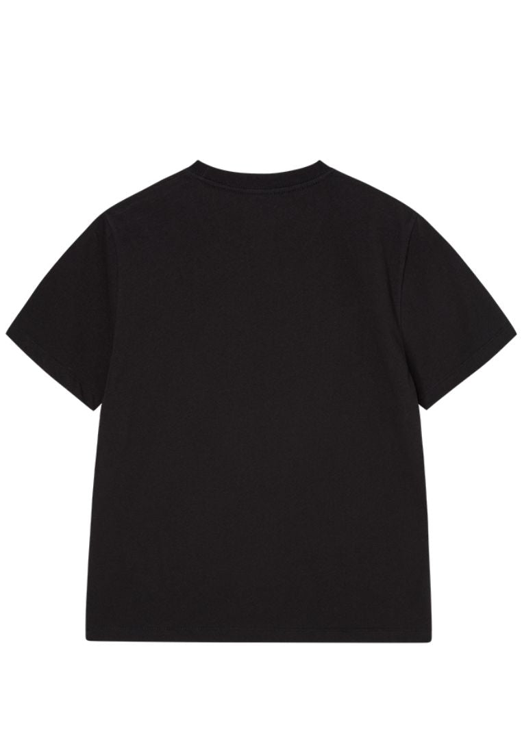 Basic Logo Woman Short Sleeve T-Shirt Black