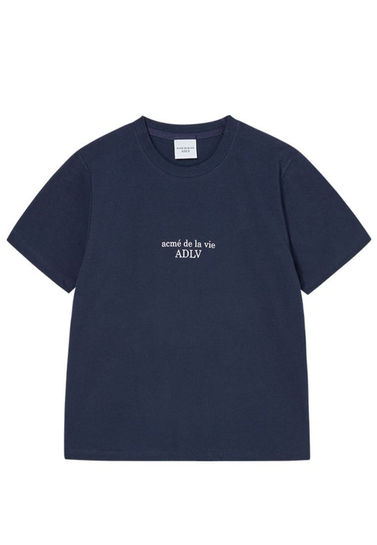 Basic Logo Woman Short Sleeve T-Shirt Dark Navy