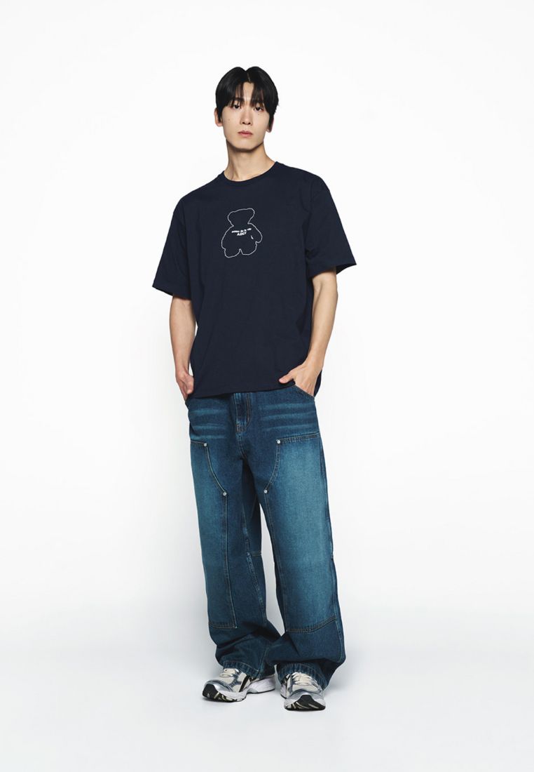 Bear Doll Line Archive Short Sleeve T-Shirt Dark Navy