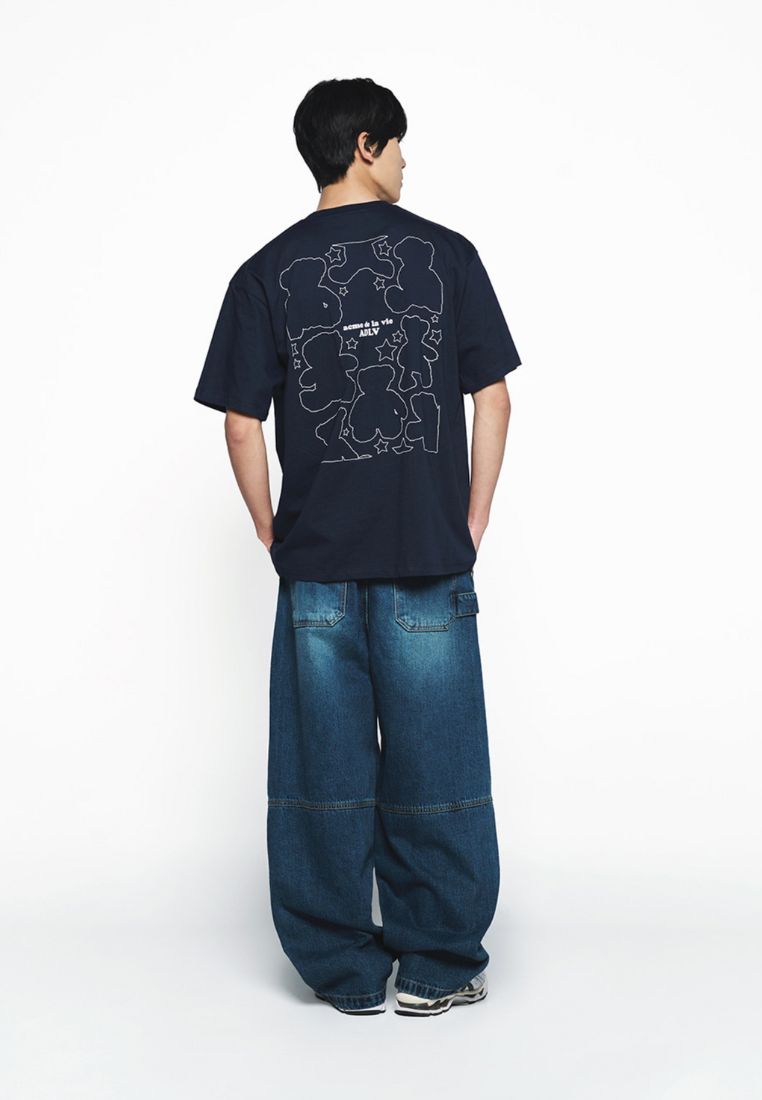 Bear Doll Line Archive Short Sleeve T-Shirt Dark Navy