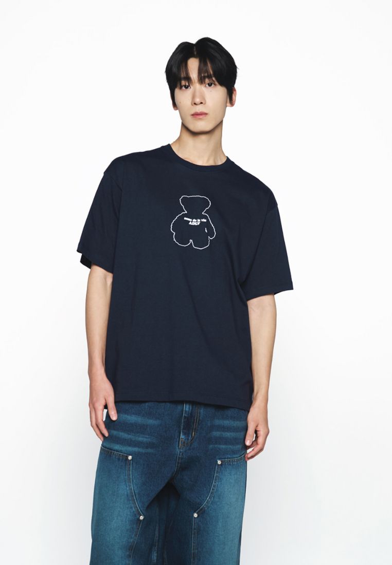 Bear Doll Line Archive Short Sleeve T-Shirt Dark Navy