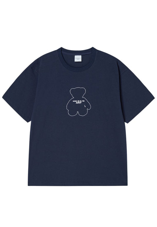 Bear Doll Line Archive Short Sleeve T-Shirt Dark Navy