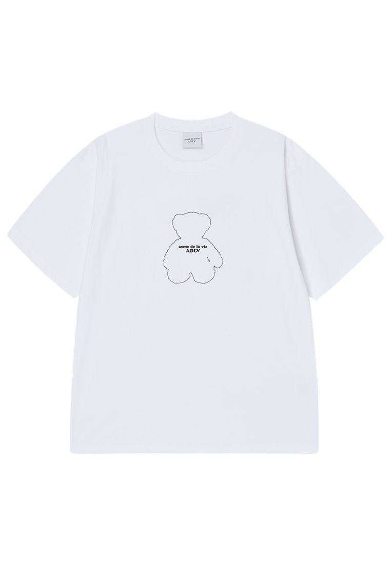 Bear Doll Line Archive Short Sleeve T-Shirt White
