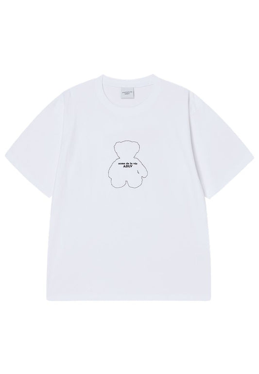 Bear Doll Line Archive Short Sleeve T-Shirt White