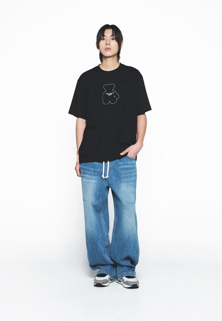 Bear Doll Line Archive Short Sleeve T-Shirt Black