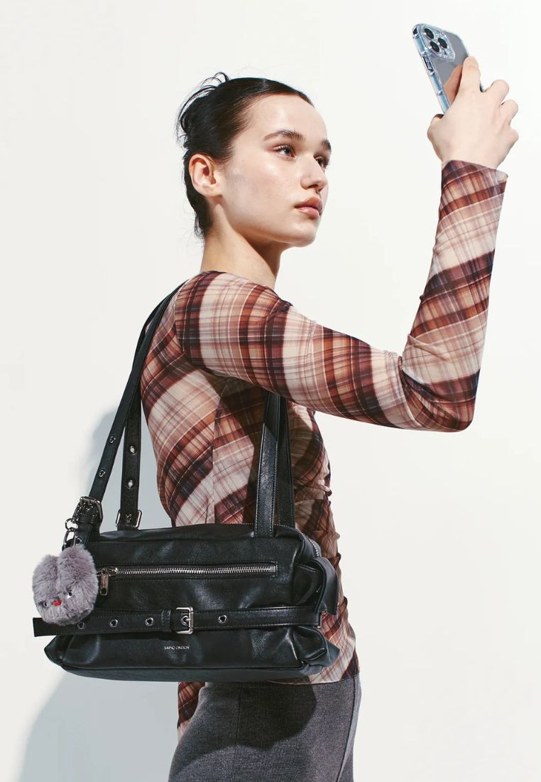 Belt Utility Bag M Nappa Matt Black