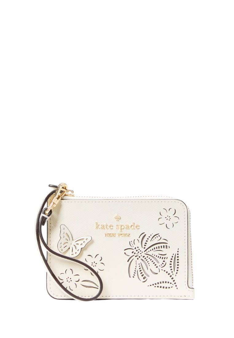 Boxed Madison Perforated Small Wristlet Meringue
